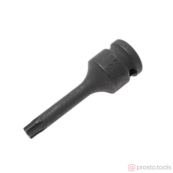 Изображение Головка ударная со вставкой TORX 1/2" T45 длина 78мм //JTC