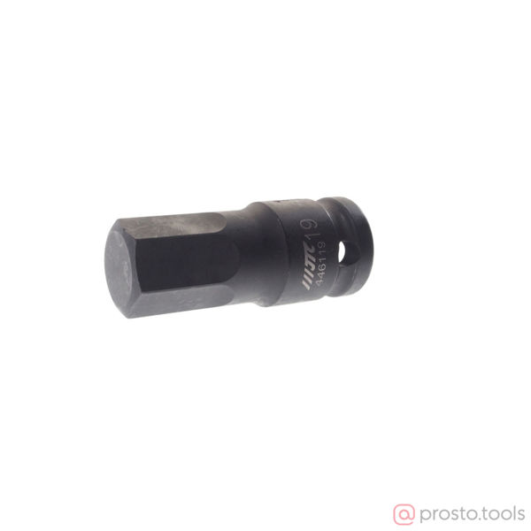 Изображение Головка ударная со вставкой HEX 1/2" H19 диаметр 25 длина 60мм //JTC