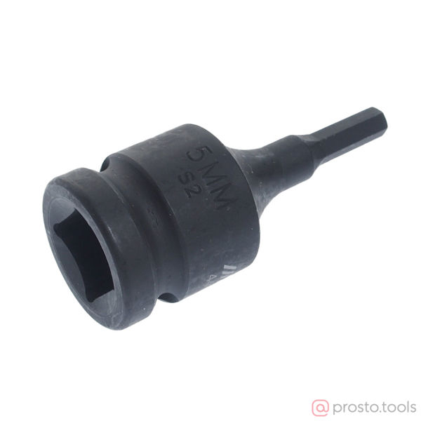 Изображение Головка ударная со вставкой HEX 1/2" H5 диаметр 25 длина 60мм //JTC