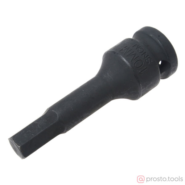 Изображение Головка ударная со вставкой HEX 1/2" H10 длина 78мм //JTC