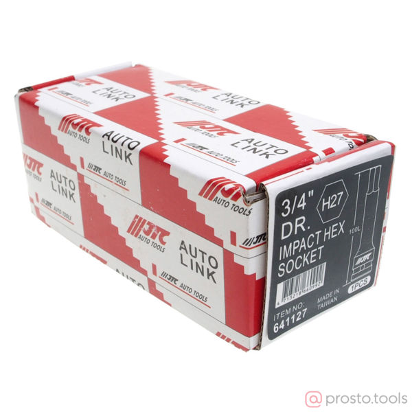 Изображение Головка ударная со вставкой HEX 3/4" H27 длина 88мм //JTC
