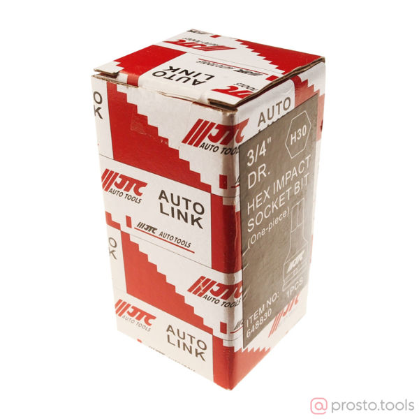 Изображение Головка ударная со вставкой HEX 3/4" H30 длина 88мм //JTC