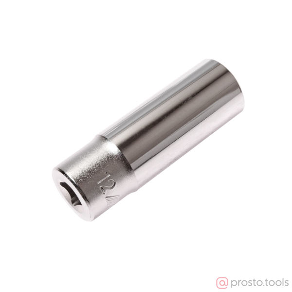 Изображение Головка торц. 1/4" 12мм глубокая 6-гран. длина 50мм //JTC
