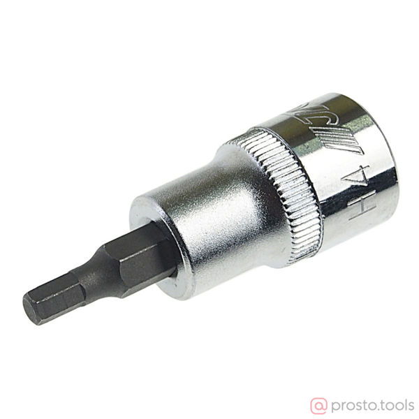 Изображение Головка со вставкой HEX 3/8" H4 длина 48мм //JTC