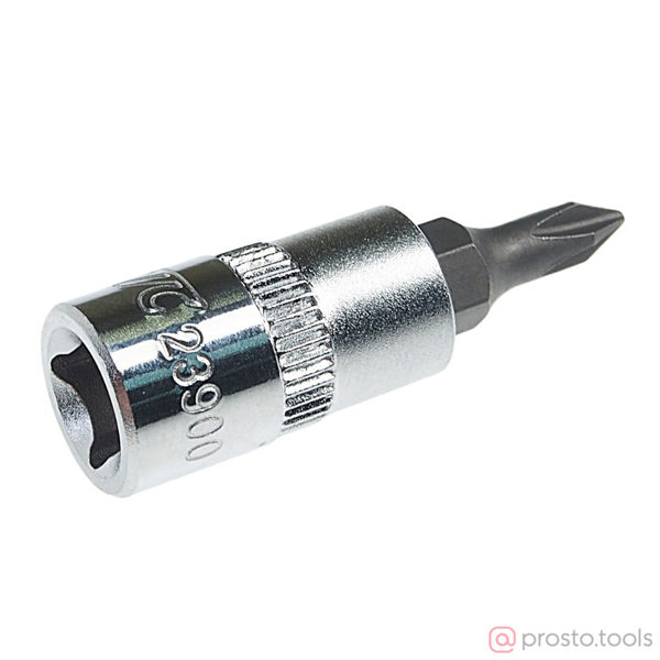 Изображение Головка со вставкой PHILIPS 1/4" PH0 длина 37мм //JTC