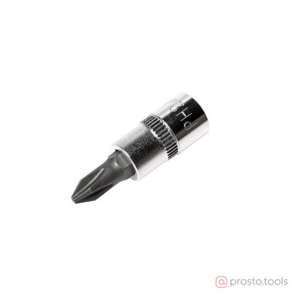 Изображение Головка со вставкой PHILIPS 1/4" PH2 длина 37мм //JTC