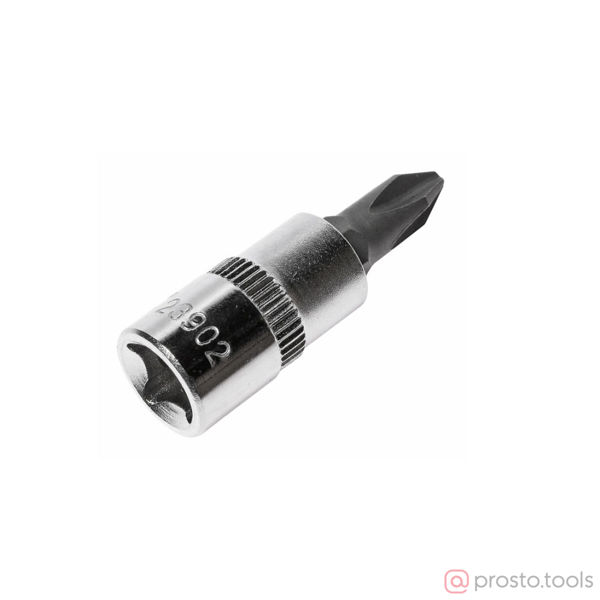 Изображение Головка со вставкой PHILIPS 1/4" PH2 длина 37мм //JTC