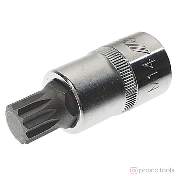 Изображение Головка со вставкой SPLINE 1/2" M14 длина 55мм //JTC