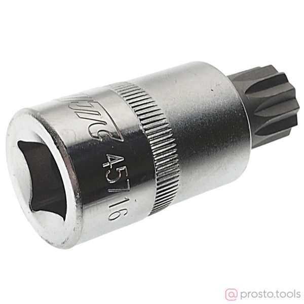 Изображение Головка со вставкой SPLINE 1/2" M16 длина 55мм //JTC