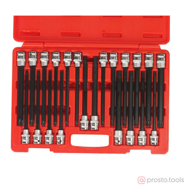 Изображение Набор головок с насадкой 1/2" (в кейсе) 22 предмета JTC /1