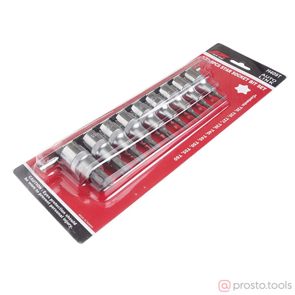 Изображение Набор насадок TORX 1/2" T20-T60 9 предметов JTC /1