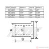 Изображение Набор резьбовых алюминиевых заклепок M8X1,25 (10шт) JTC