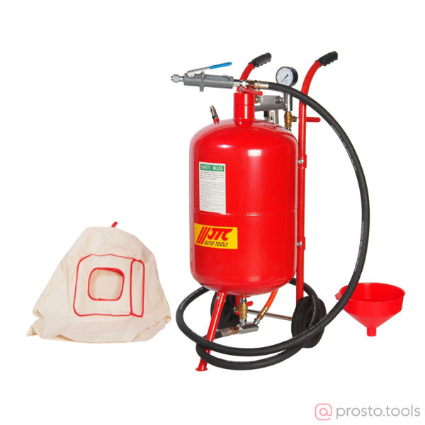 Изображение Пескоструйный аппарат, шланг 1/2",макс. давл. 250PSI, объем 38л. JTC /1