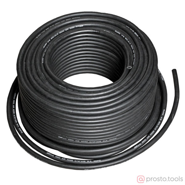Изображение Шланг пневмат. 5/16" 100м резиновый (300 PSI), внутр. диаметр 5/16" //JTC