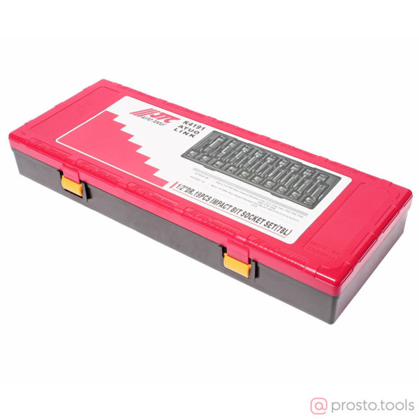 Изображение Набор головок ударных TORX, HEX 1/2" (в кейсе) 19шт JTC /1