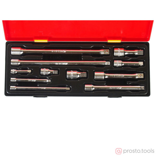 Изображение Набор удлинителей 1/4", 3/8", 1/2" (в кейсе) 11 предметов JTC /1