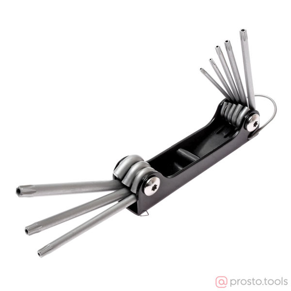 Изображение Набор ключей TORX T9H-T40H с отверстием раскладной 8шт JTC /1/12/72