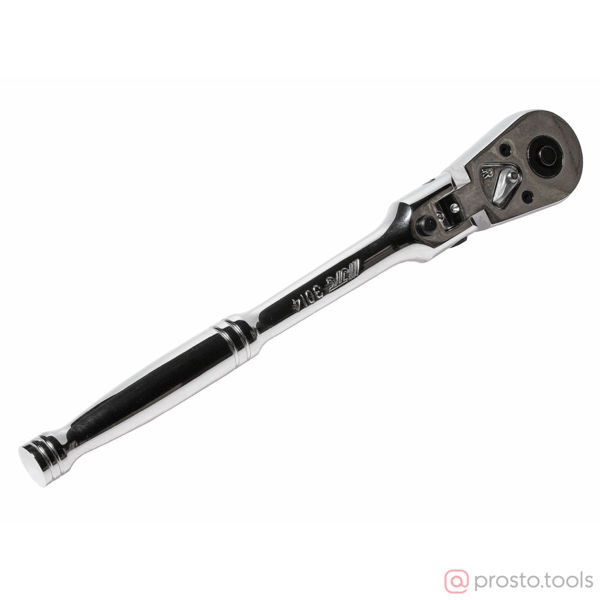 Изображение Трещотка 1/2" 45-зубцовая на шарнире с фиксацией, с металлической рукояткой, длина 280мм JTC /1
