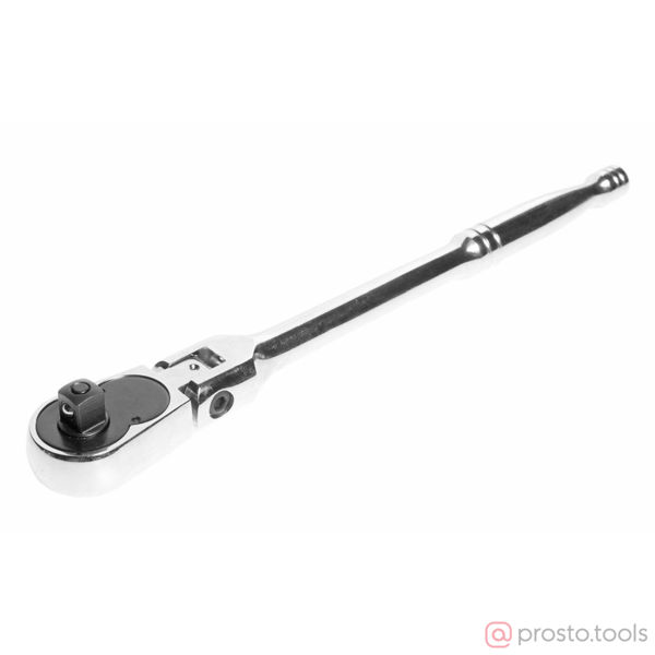 Изображение Трещотка 3/8" 45-зубцовая на шарнире с фиксацией, с металлической рукояткой, длина 265мм JTC /1