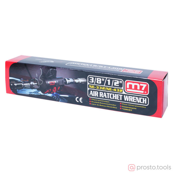 Изображение Трещотка пневматическая 1/2" 81Нм с кнопкой //MIGHTY SEVEN