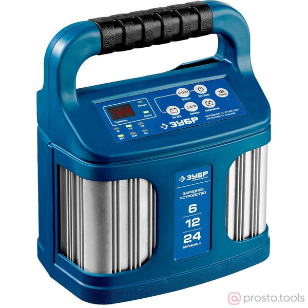 Изображение Зарядное устройство 12В, 12А, автомат, "ПРОФЕССИОНАЛ", IP65, AGM, GEL, WET //ЗУБР