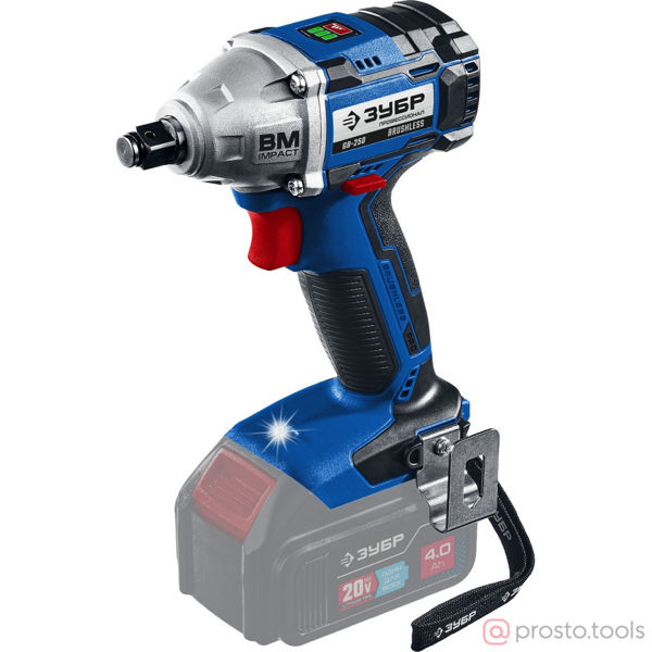 Изображение Гайковерт акк. ударный 1/2" 280Нм GB-250 20В бесщеточный без АКБ, коробка, Профессионал (Solo) //ЗУБ