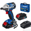 Изображение Гайковерт акк. ударный 1/2" 280Нм GB-250-22 20В бесщеточный 2 АКБ (2Ач), кейс, Профессионал //ЗУБР
