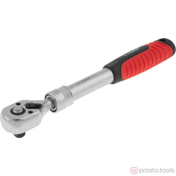 Изображение Трещотка 3/8" "ЭКСПЕРТ", телескопическая, Cr-V, 72 зубца, хром