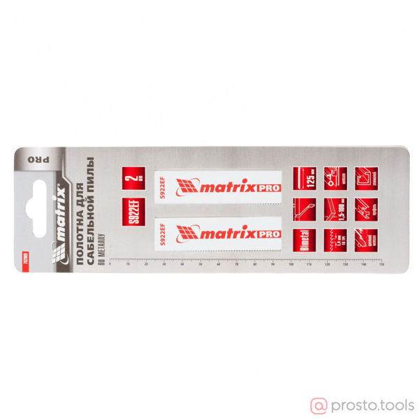 Изображение Полотно для саб.пилы S922EF 125 / 1,4 мм, Bimetal, 2 шт., PRO// Matrix
