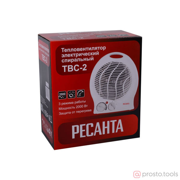 Изображение Тепловентилятор ТВС-2 (2 кВт) //РЕСАНТА
