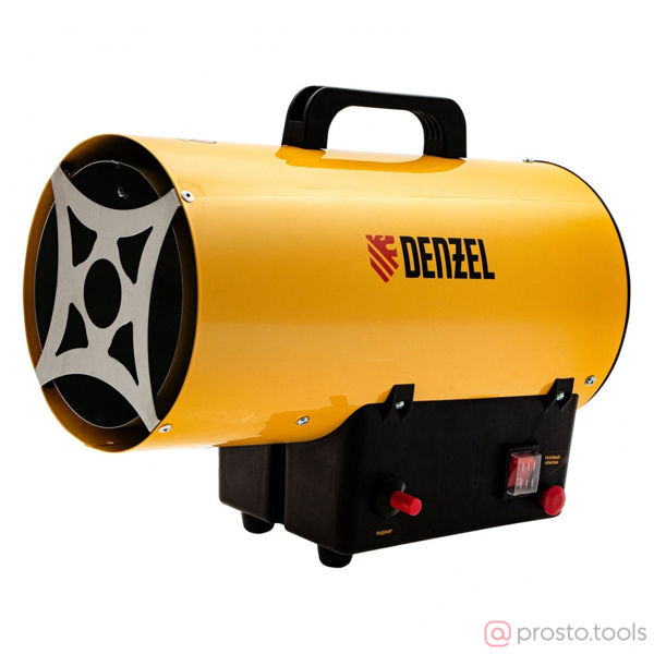 Изображение Пушка тепловая газовая 10 кВт GHG-10, 300 м3/ч, пропан-бутан //DENZEL