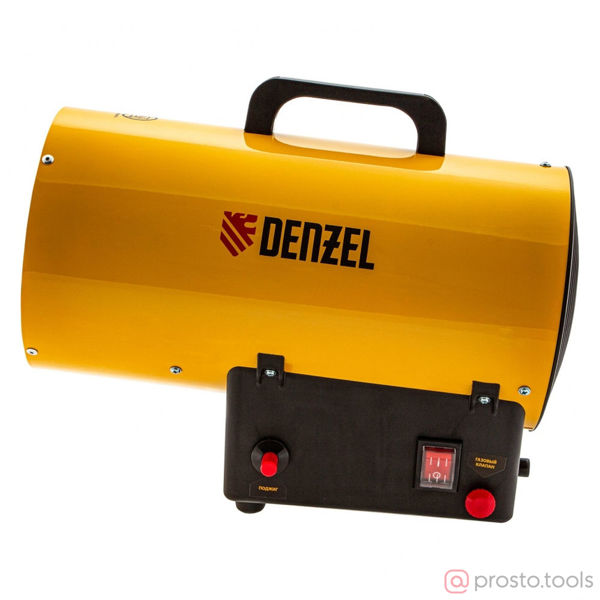 Изображение Пушка тепловая газовая 15 кВт GHG-15, 500 м3/ч, пропан-бутан //DENZEL