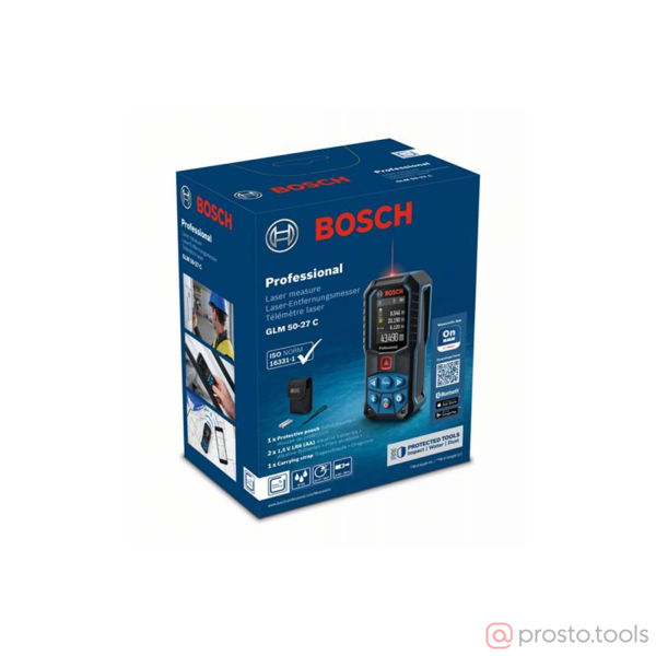 Изображение Дальномер лазерный 50м GLM 50-27 C //BOSCH