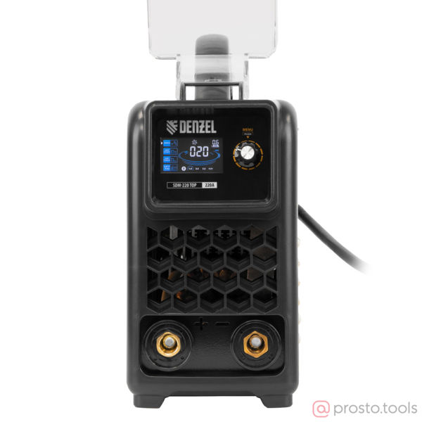 Изображение Инвертор сварочный SDM-220 Top, 220 А, ПВ 60% кейс //DENZEL