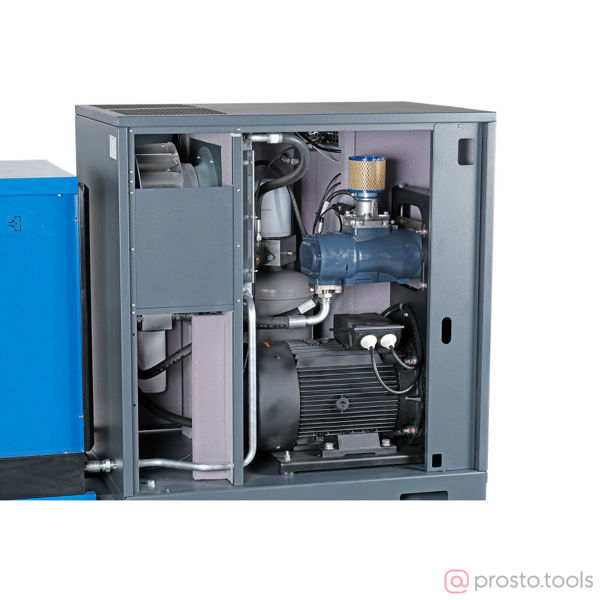 Изображение Компрессор винтовой NCS500/2100-10D 15кВт, 10Бар, 2100л/мин, ресивер 500л, осушитель //NORDBERG