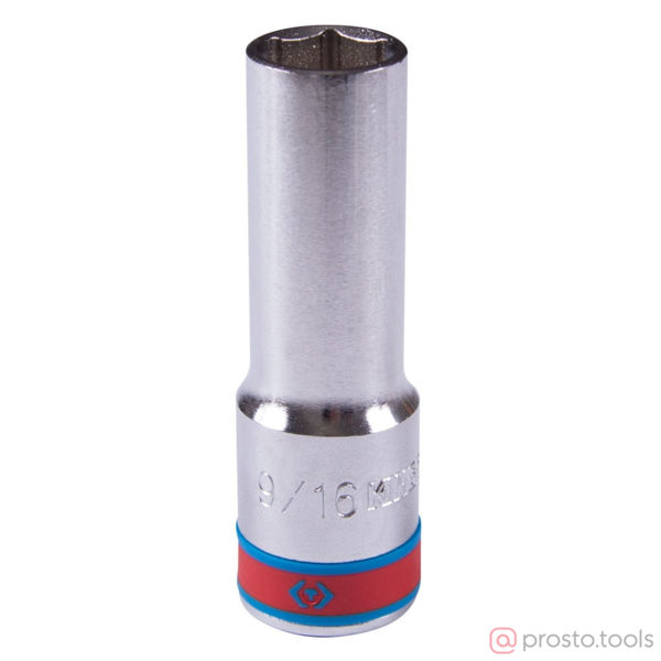 Изображение Головка торц. дюйм. 1/2" 9/16" 6-гран. глубокая //KING TONY