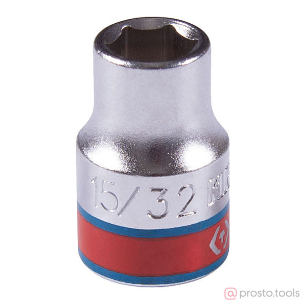 Изображение Головка торц. дюйм. 3/8" 15/32" 6-гран. //KING TONY