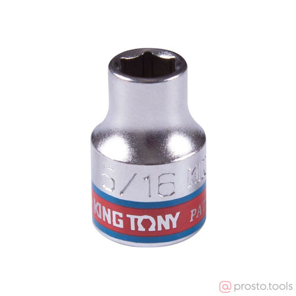 Изображение Головка торц. дюйм. 3/8" 5/16" 6-гран. //KING TONY