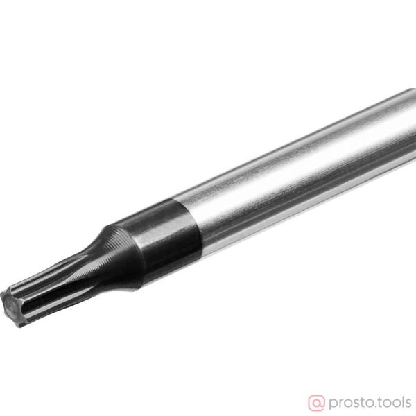 Изображение Отвертка Torx 75мм T10 магнитный наконечник 2-х комп. рукоятка (ЗУБР)