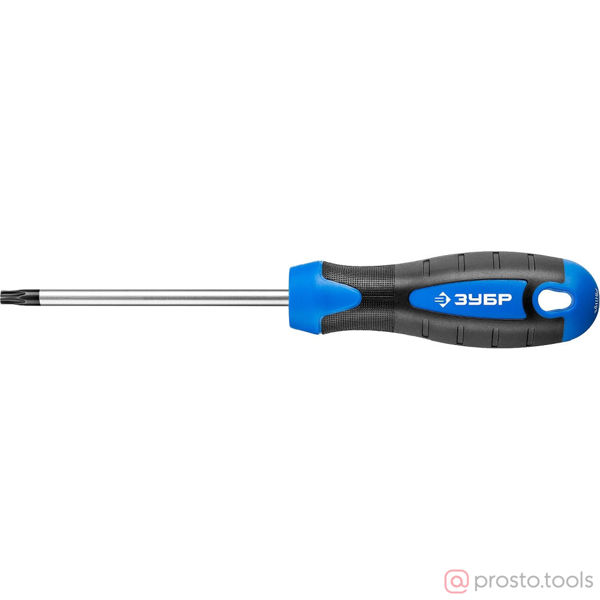 Изображение Отвертка Torx 100мм T30 магнитный наконечник 2-х комп. рукоятка (ЗУБР)