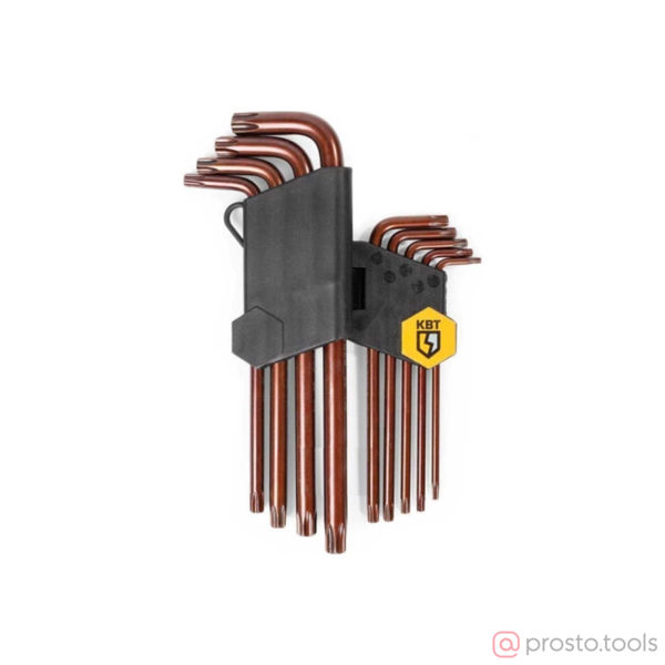 Изображение Набор ключей имбусовых TORX T10-T50 9шт. КТ-9-S2 //КВТ
