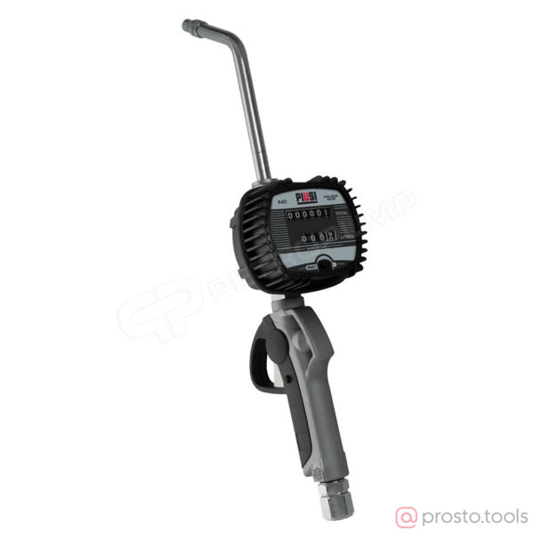 Изображение Easy K40 1/2" BSP - Пистолет с мех. счетчиком для масла, жесткий носик, 30 л/мин, шт //PIUSI
