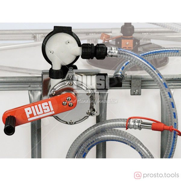 Изображение Насос роторный на IBC контейнер Hand pump Side version + 3D фильтр для мочевины и карбамида, 3,8 л/х