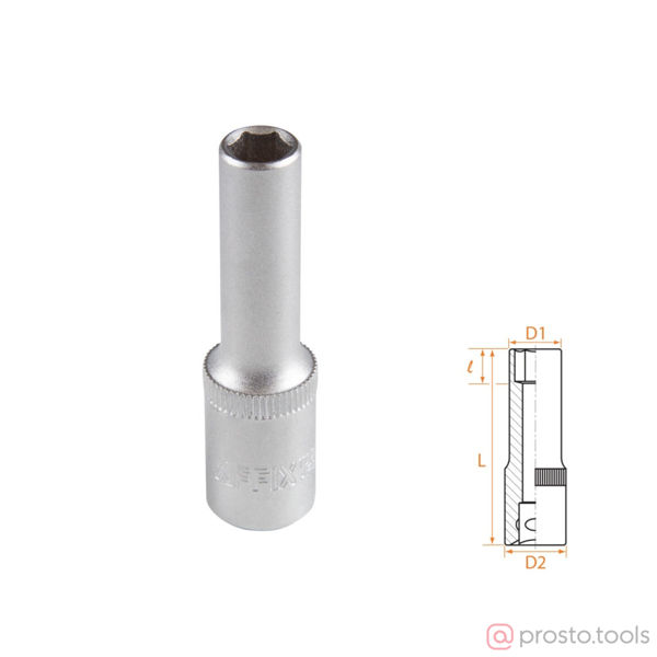 Изображение Головка торц. 3/8" 8мм 6-гран. глубокая //AFFIX