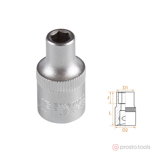 Изображение Головка торц. 3/8" 6мм 6-гран. //AFFIX
