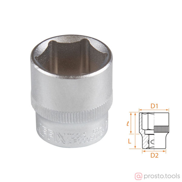 Изображение Головка торц. 3/8" 21мм 6-гран. //AFFIX
