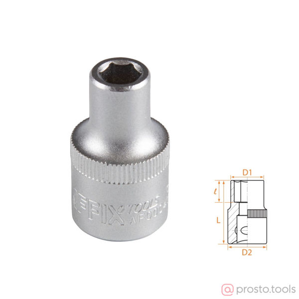 Изображение Головка торц. 1/2" 13мм 6-гран. //AFFIX