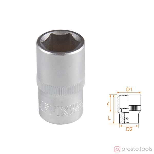 Изображение Головка торц. 1/2" 15мм 6-гран. //AFFIX