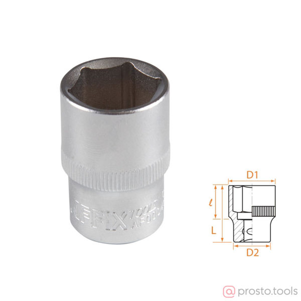 Изображение Головка торц. 1/2" 19мм 6-гран. //AFFIX