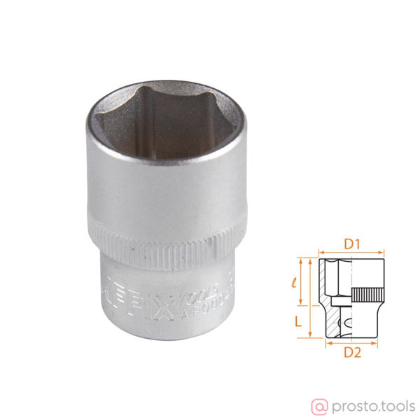 Изображение Головка торц. 1/2" 21мм 6-гран. //AFFIX